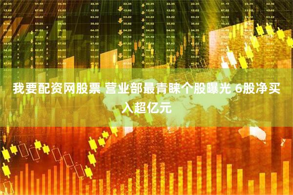 我要配资网股票 营业部最青睐个股曝光 6股净买入超亿元