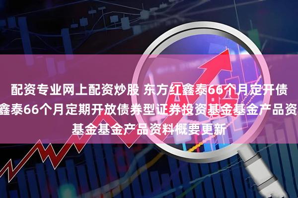 配资专业网上配资炒股 东方红鑫泰66个月定开债券: 东方红鑫泰66个月定期开放债券型证券投资基金基金产品资料概要更新